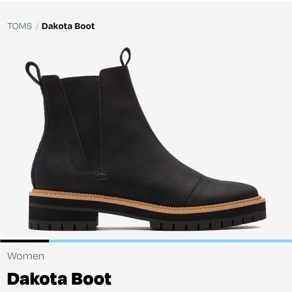 TOMS Chelsea Boot - NWOT